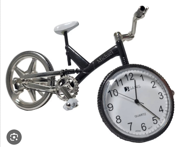 Bicycle clock - Jilly's Socks 'n Such