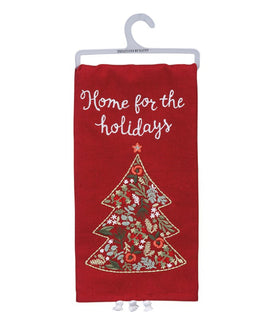 “Home for the holidays” Kitchen Towel