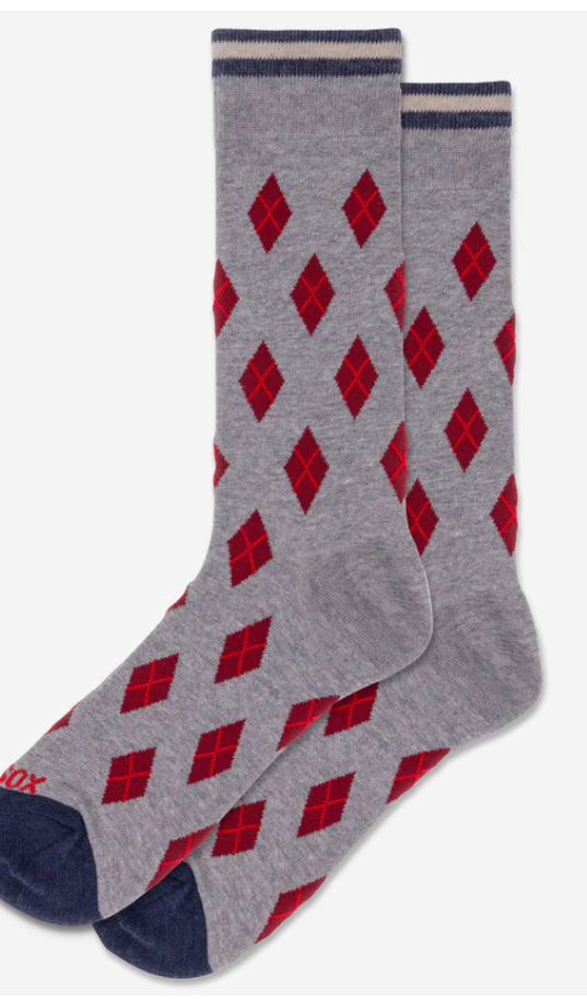 Men’s Mini Argyle socks - Jilly's Socks 'n Such