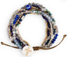Your Journey Indigo Adjustable Beaded Prayer Bracelet 7