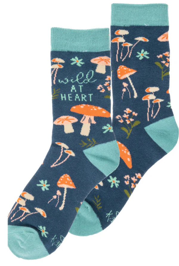 Women’s Karma socks-“wild at heart” - Jilly's Socks 'n Such