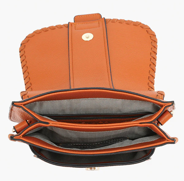 Sandra Vegan Buckle Crossbody - Jilly's Socks 'n Such