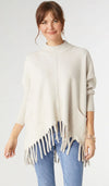 Coco+Carmen Heavenly-Luxe Flowy Mock Neck Fringe Sweater - 2 colors