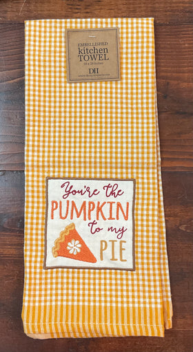 “You’re the Pumpkin to my Pie” Kitchen Towels