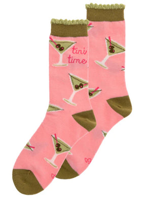 Women’s Karma socks-“tini time”