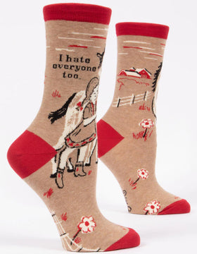 Women’s “I hate everyone too” Socks