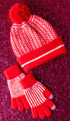 SHIRALEAH Touchscreen Gloves-Bowie Red - Jilly's Socks 'n Such
