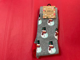 Men’s Snowman - Grey sock - K. BELL