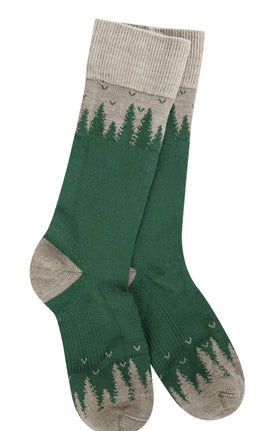 Women's World's Softest Socks - Pine Forest woods crew