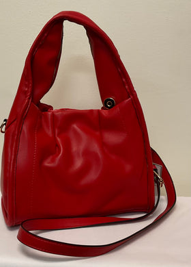 Jen & Co “Melina” pleated convertible handbag/crossbody