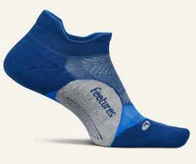 Elite Light Cushion no show tab socks by Feetures “Navy Mist”