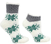 Blizzard Blues - 2 Pair Double Layer Socks, Infused with Neroli and Shea Butter- 3 color combos