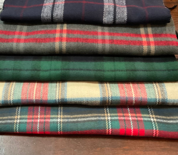 Softer Than Cashmere Tartan Plaid Scarf - 5 colors