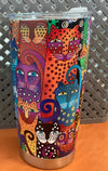 Laurel Burch Stainless Steel thermos - cats - Jilly's Socks 'n Such