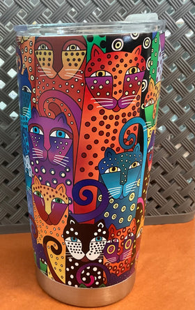 Laurel Burch Stainless Steel thermos - cats