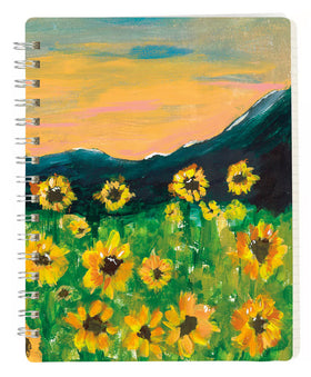 Spiral Journal- Sunflower Field