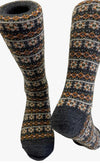 Women’s  Alpaca Socks - Baltic design - Jilly's Socks 'n Such