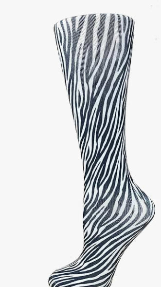 Compression Socks- Zebra - Jilly's Socks 'n Such