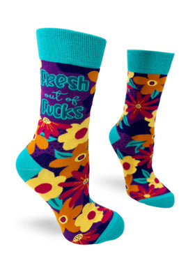 Fresh out of Fucks Women’s Crew Socks
