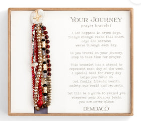 Your Journey Garnet Adjustable Beaded Prayer Bracelet 7