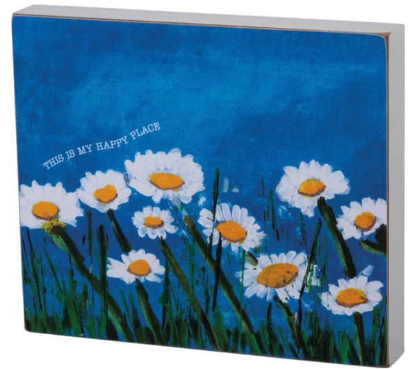 THIS IS MY HAPPY PLACE Box Sign - Jilly's Socks 'n Such
