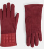 Coco + Carmen Puffer Wrist Suede Touchscreen Gloves - 2 colors