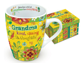 Hearts & Hugs Boxed Mug - Grandma