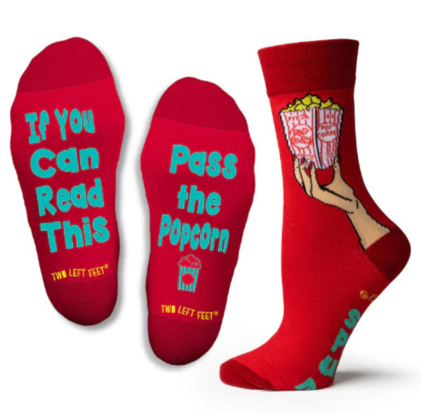 Women's “If You Can Read This Pass the Popcorn” Socks