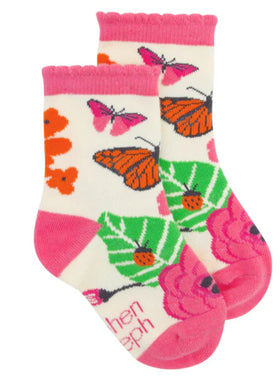Toddler socks by Stephen Joseph - “Butterfly”