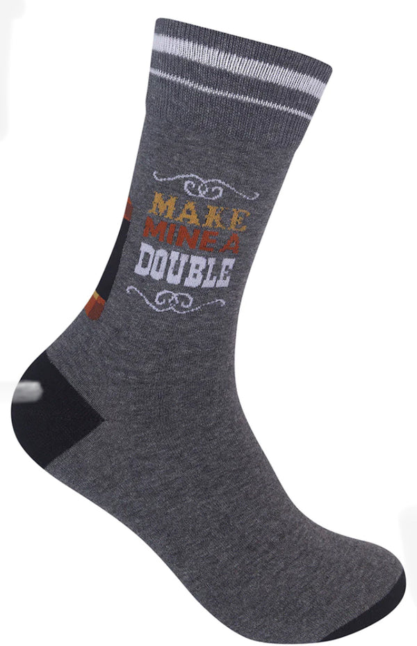 “Make Mine a Double” Socks - One Size - Jilly's Socks 'n Such