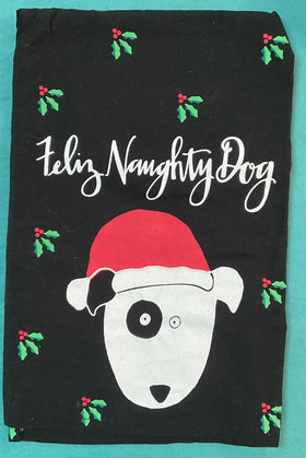 Feliz Naughty Dog Kitchen Towel