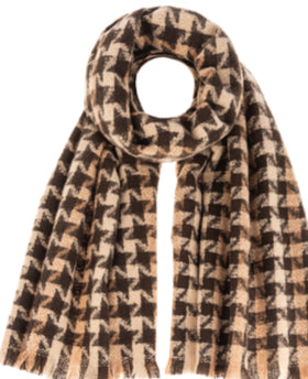 Houndstooth Scarf- 2 colors