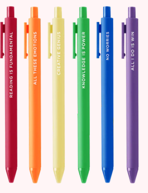 Jotter Pen Set “No Worries” 6 pack