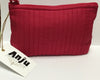 Aviva Collection – Quilted Solid Cotton Travel Pouch by Anju