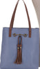 Liz Soto “Jane” horsebit tote with tassel - 4 colors