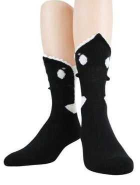 Men’s 3-D Killer Whale Socks