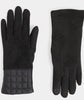 Coco + Carmen Puffer Wrist Suede Touchscreen Gloves - 2 colors