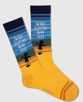 Men's “Im Outstanding in my Field” Socks