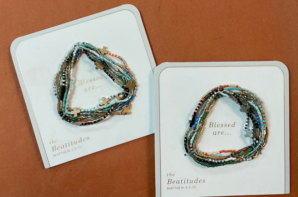 “Blessed are…” Multi-strand Bracelet - Jilly's Socks 'n Such