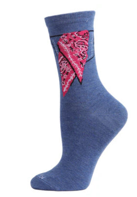 Women’s Bandana in Pocket Bamboo Socks