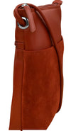 Ili Midi Sac leather & suede Crossbody-red - Jilly's Socks 'n Such