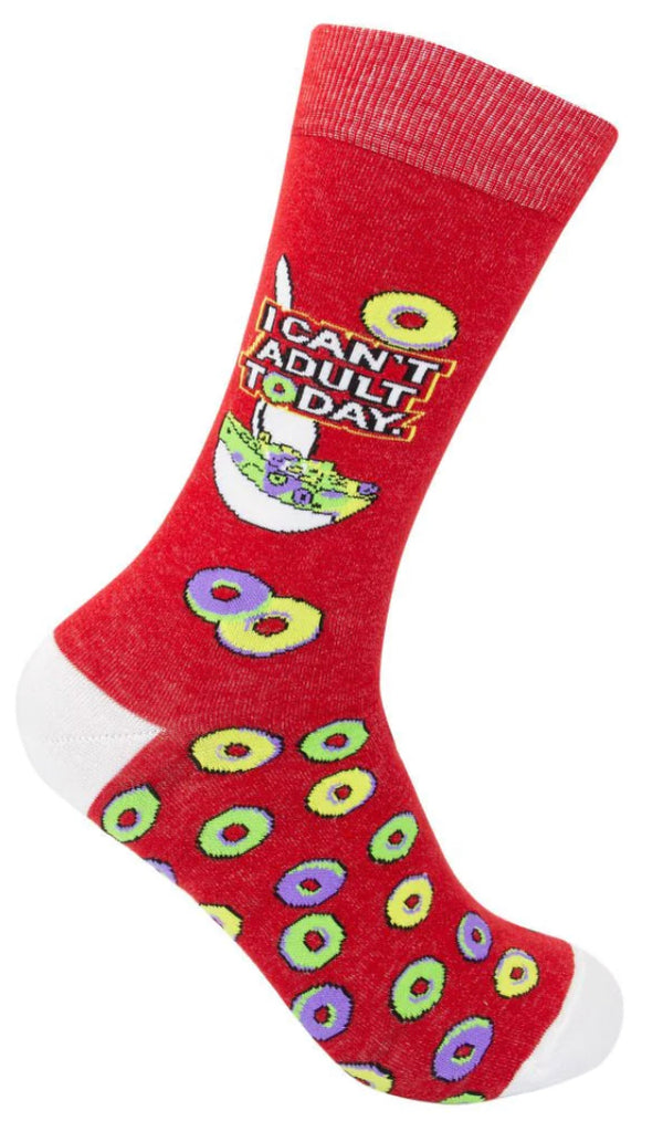 “I can’t adult today” socks- unisex - Jilly's Socks 'n Such