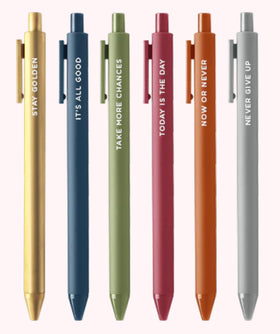 Jotter Pen Set “Now Or Never” 6 pack
