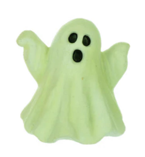 Glow in the Dark Ghost pocket charm with sentiment card - Jilly's Socks 'n Such