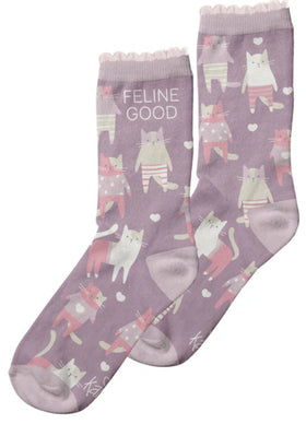 Women’s Karma socks-“Feline Good”