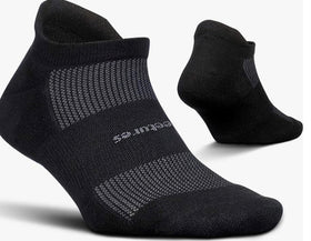 Elite Max cushion no show socks by Feetures- “black”