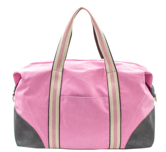 Pink Canvas Duffle by k. carroll