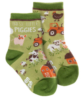 Toddler socks by Stephen Joseph - “Farm: These Little Piggies”