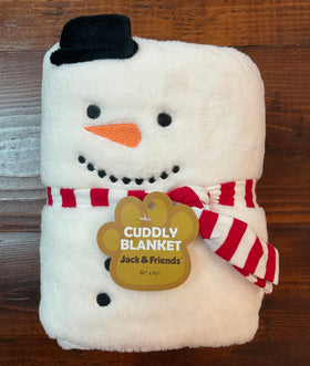 Snowman Cuddly Blanket
