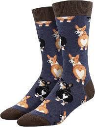 Men's Corgi Butt Socks
